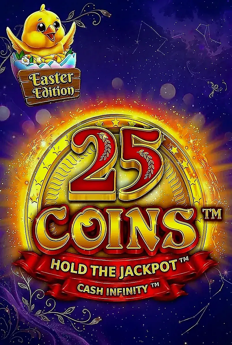 25 coins hold the jackpot cash infinity